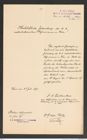 k.k. naturhistorisches Hofmuseum, Intendanzakten 1885-1896 (Hauer), Aktenzahl Z.460/1891, Seite 1